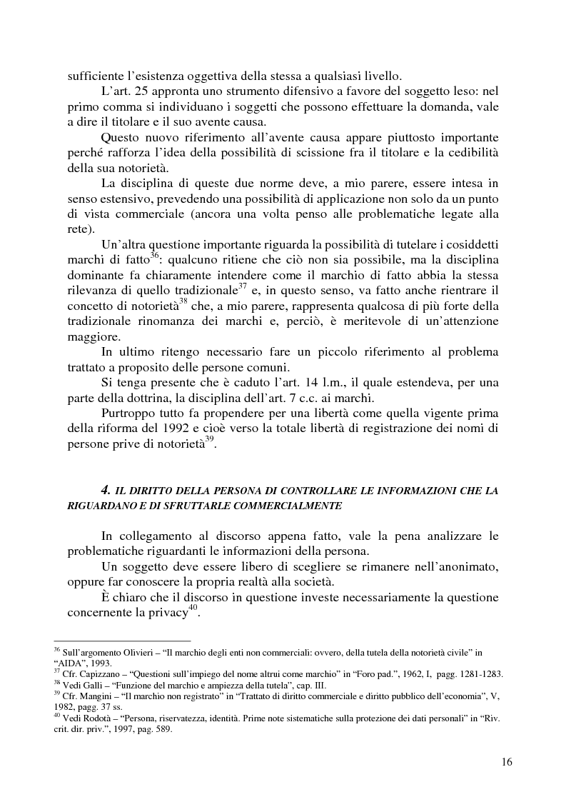 Anteprima della tesi: Nomi, marchi e nomi di dominio: un rapporto difficile, Pagina 12
