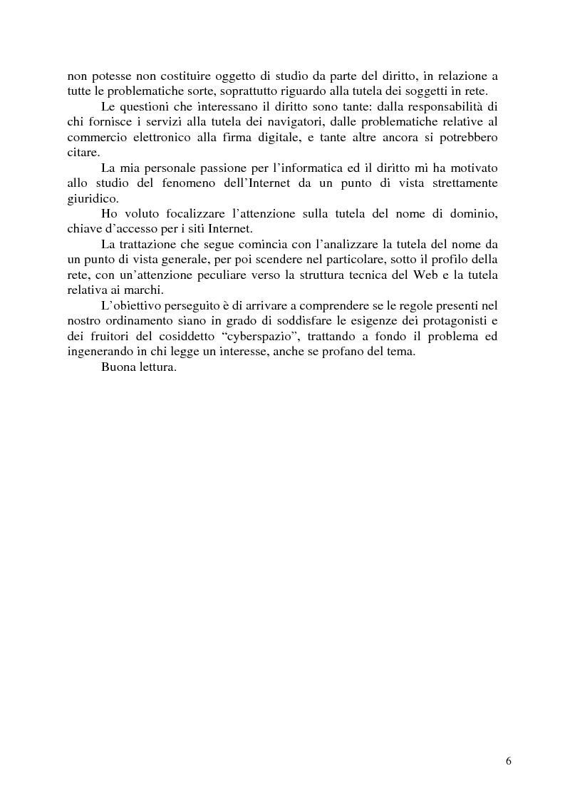 Anteprima della tesi: Nomi, marchi e nomi di dominio: un rapporto difficile, Pagina 4