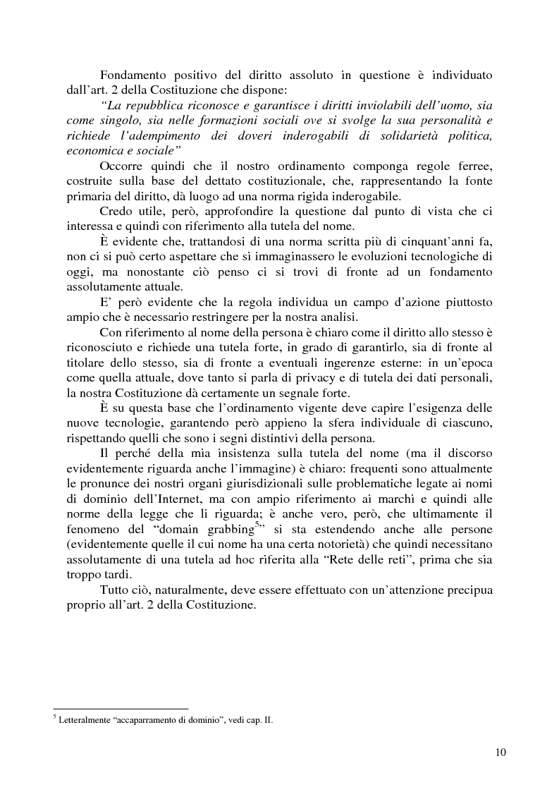 Anteprima della tesi: Nomi, marchi e nomi di dominio: un rapporto difficile, Pagina 6