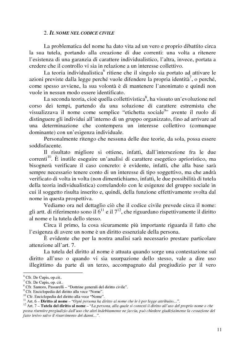 Anteprima della tesi: Nomi, marchi e nomi di dominio: un rapporto difficile, Pagina 7