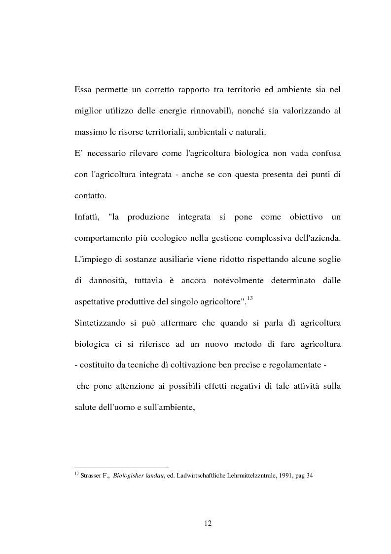Anteprima della tesi: Agricoltura biologica: un nuovo modo di produrre e vendere, Pagina 11