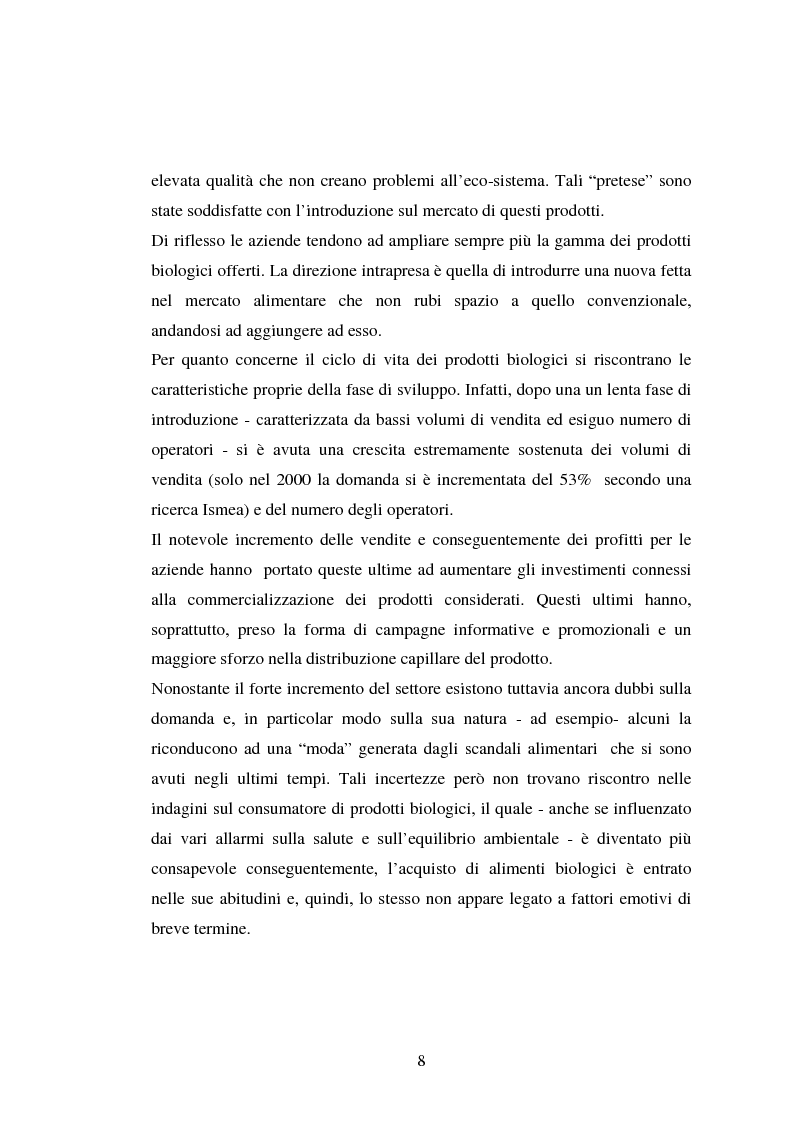 Anteprima della tesi: Agricoltura biologica: un nuovo modo di produrre e vendere, Pagina 7