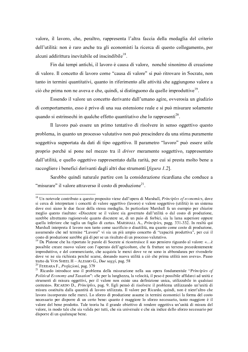 Anteprima della tesi: Il valore nella new economy. Un'analisi critica per la determinazione del capitale economico, Pagina 14