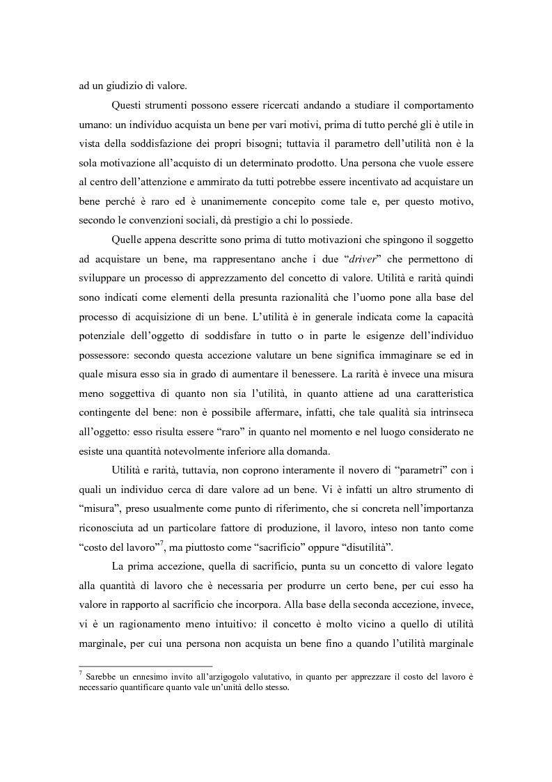 Anteprima della tesi: Il valore nella new economy. Un'analisi critica per la determinazione del capitale economico, Pagina 9