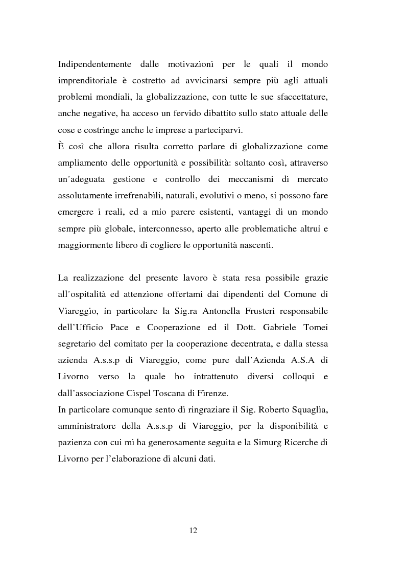 Anteprima della tesi: Processi di internazionalizzazione delle piccole e medie imprese e nuove forme di cooperazione allo sviluppo: un'esperienza di cooperazione con Cuba, Pagina 12