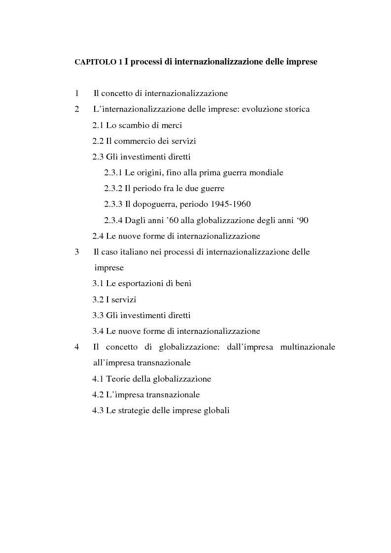 Anteprima della tesi: Processi di internazionalizzazione delle piccole e medie imprese e nuove forme di cooperazione allo sviluppo: un'esperienza di cooperazione con Cuba, Pagina 13