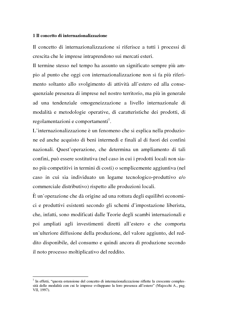 Anteprima della tesi: Processi di internazionalizzazione delle piccole e medie imprese e nuove forme di cooperazione allo sviluppo: un'esperienza di cooperazione con Cuba, Pagina 14