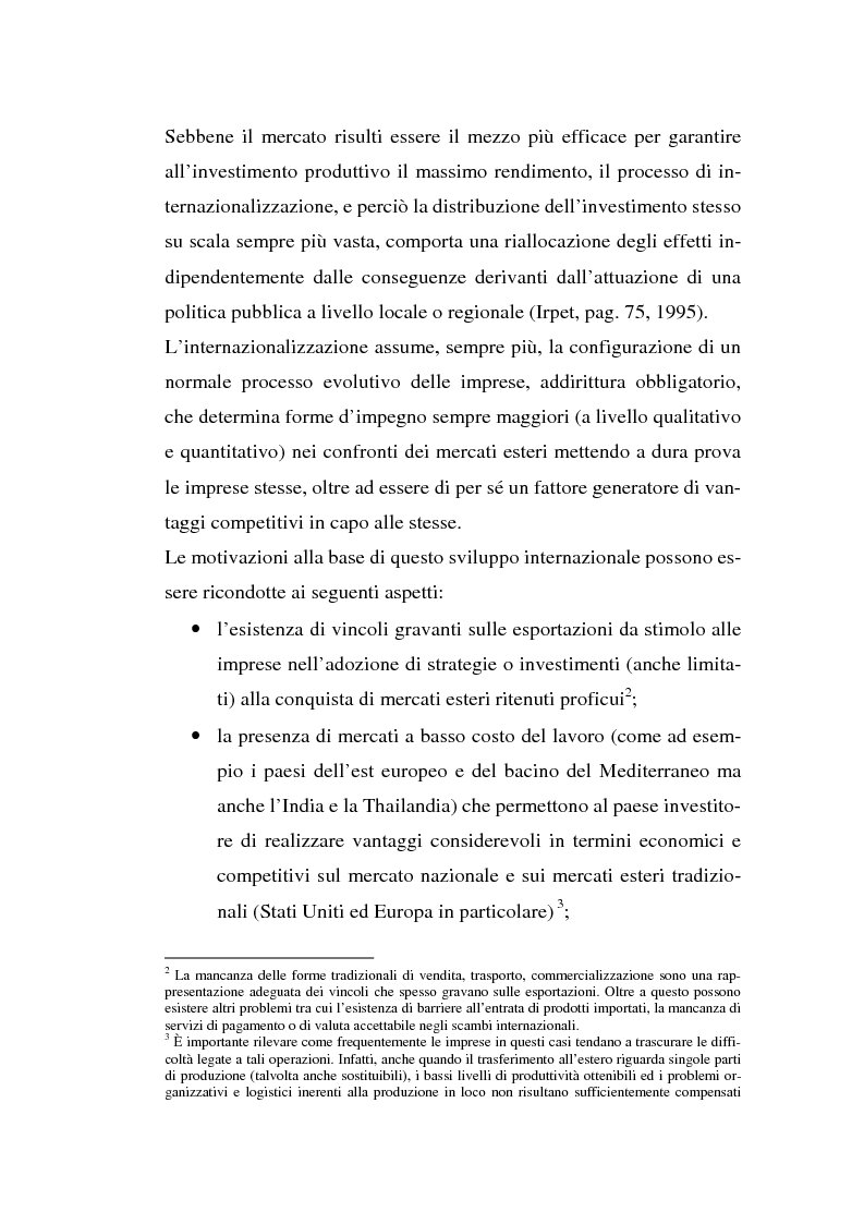 Anteprima della tesi: Processi di internazionalizzazione delle piccole e medie imprese e nuove forme di cooperazione allo sviluppo: un'esperienza di cooperazione con Cuba, Pagina 15