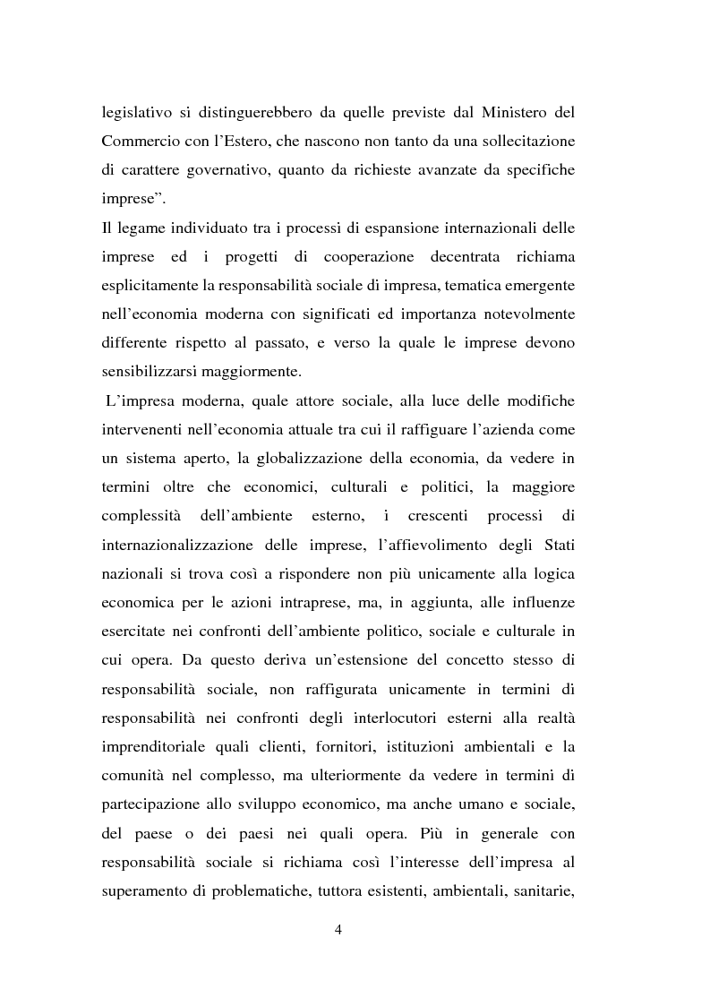 Anteprima della tesi: Processi di internazionalizzazione delle piccole e medie imprese e nuove forme di cooperazione allo sviluppo: un'esperienza di cooperazione con Cuba, Pagina 4