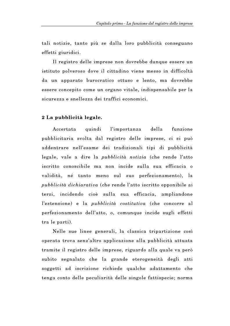 Anteprima della tesi: Il Registro delle Imprese ed, in particolare, il regime dei controlli; l'esperienza dell'ufficio del registro delle imprese di Torino, Pagina 10