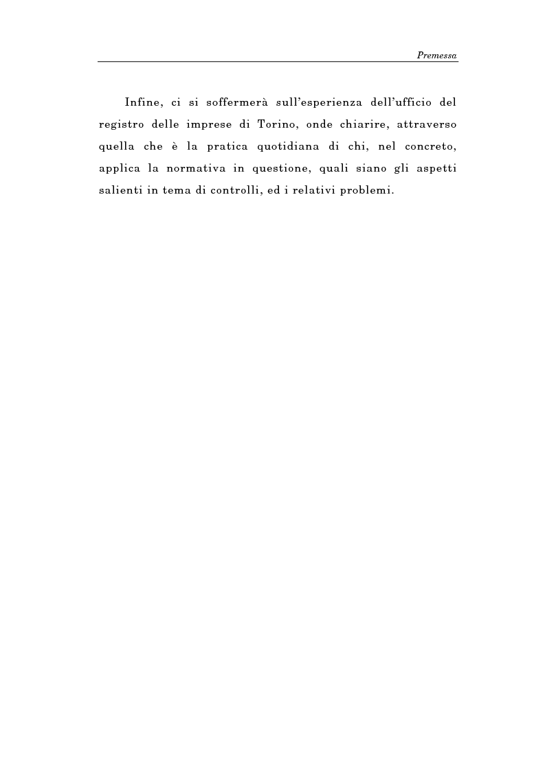 Anteprima della tesi: Il Registro delle Imprese ed, in particolare, il regime dei controlli; l'esperienza dell'ufficio del registro delle imprese di Torino, Pagina 3