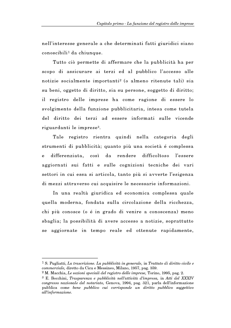 Anteprima della tesi: Il Registro delle Imprese ed, in particolare, il regime dei controlli; l'esperienza dell'ufficio del registro delle imprese di Torino, Pagina 6
