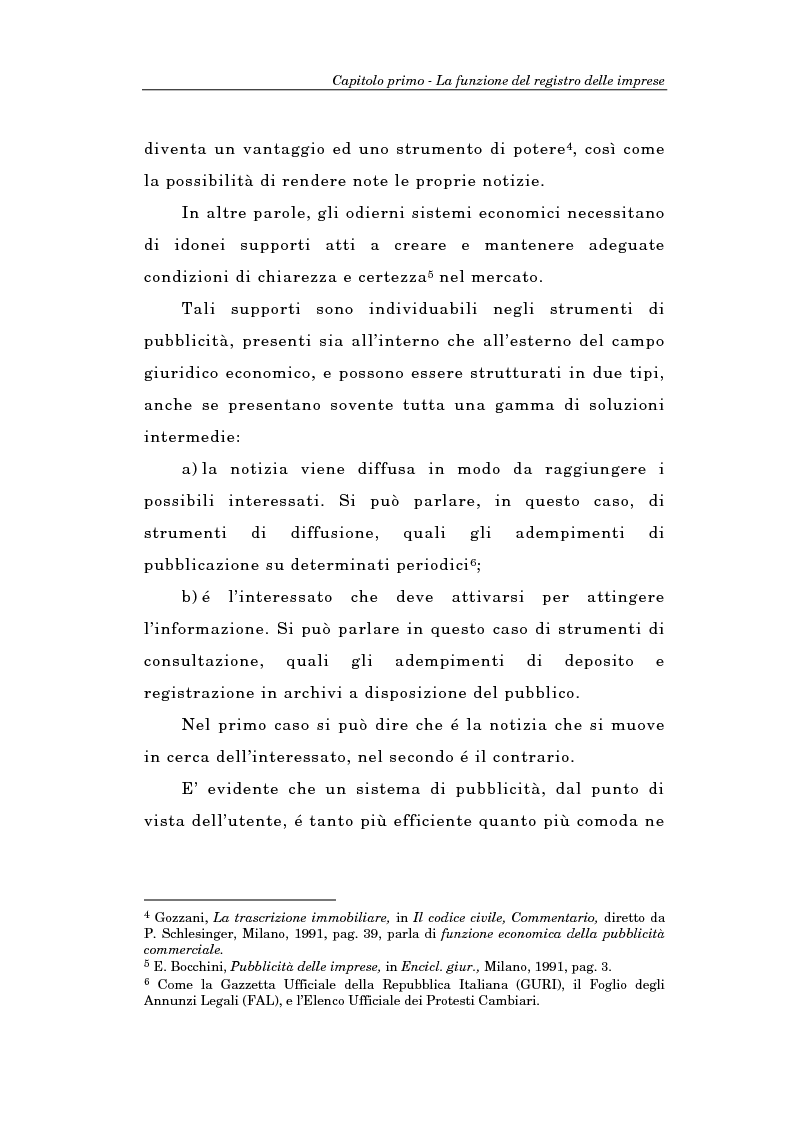 Anteprima della tesi: Il Registro delle Imprese ed, in particolare, il regime dei controlli; l'esperienza dell'ufficio del registro delle imprese di Torino, Pagina 7