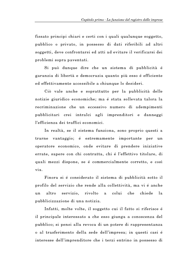 Anteprima della tesi: Il Registro delle Imprese ed, in particolare, il regime dei controlli; l'esperienza dell'ufficio del registro delle imprese di Torino, Pagina 9