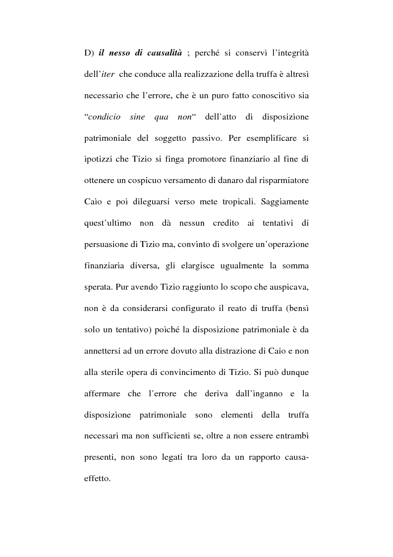 Anteprima della tesi: Art. 640-bis c.p.: Truffa aggravata per il conseguimento di erogazioni pubbliche, Pagina 11