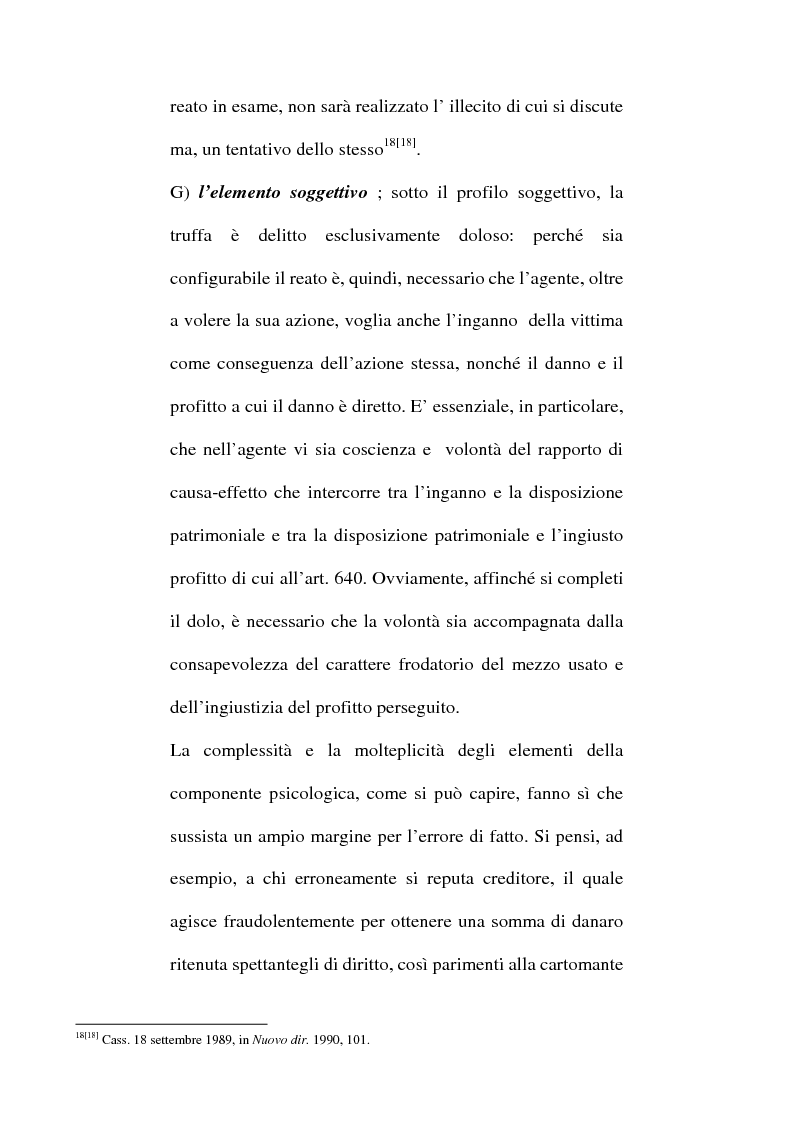 Anteprima della tesi: Art. 640-bis c.p.: Truffa aggravata per il conseguimento di erogazioni pubbliche, Pagina 13