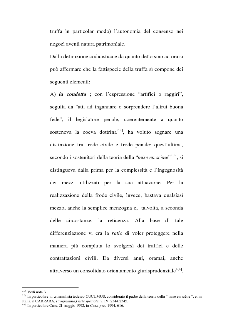 Anteprima della tesi: Art. 640-bis c.p.: Truffa aggravata per il conseguimento di erogazioni pubbliche, Pagina 7
