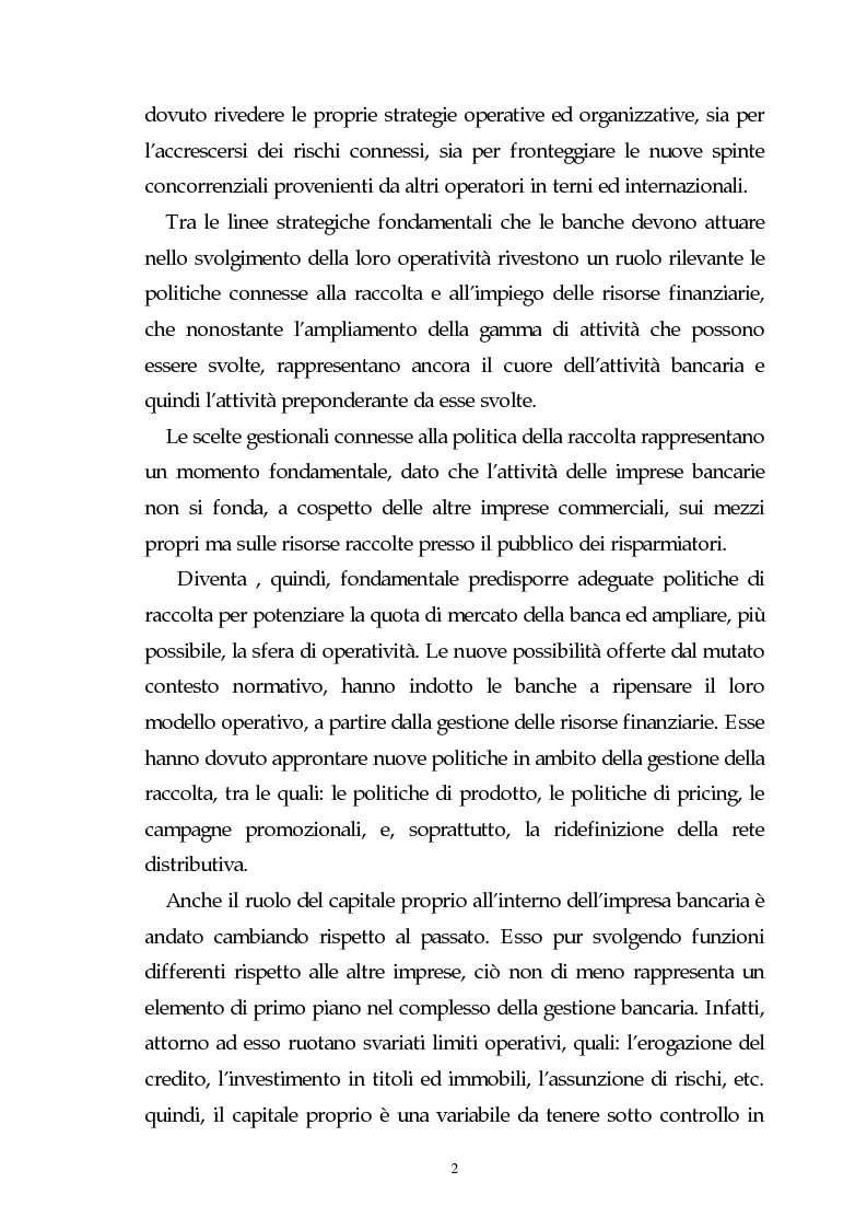 Anteprima della tesi: Evoluzione dell'attività bancaria e riflessi sulla struttura e organizzazione dei canali distributivi, Pagina 2