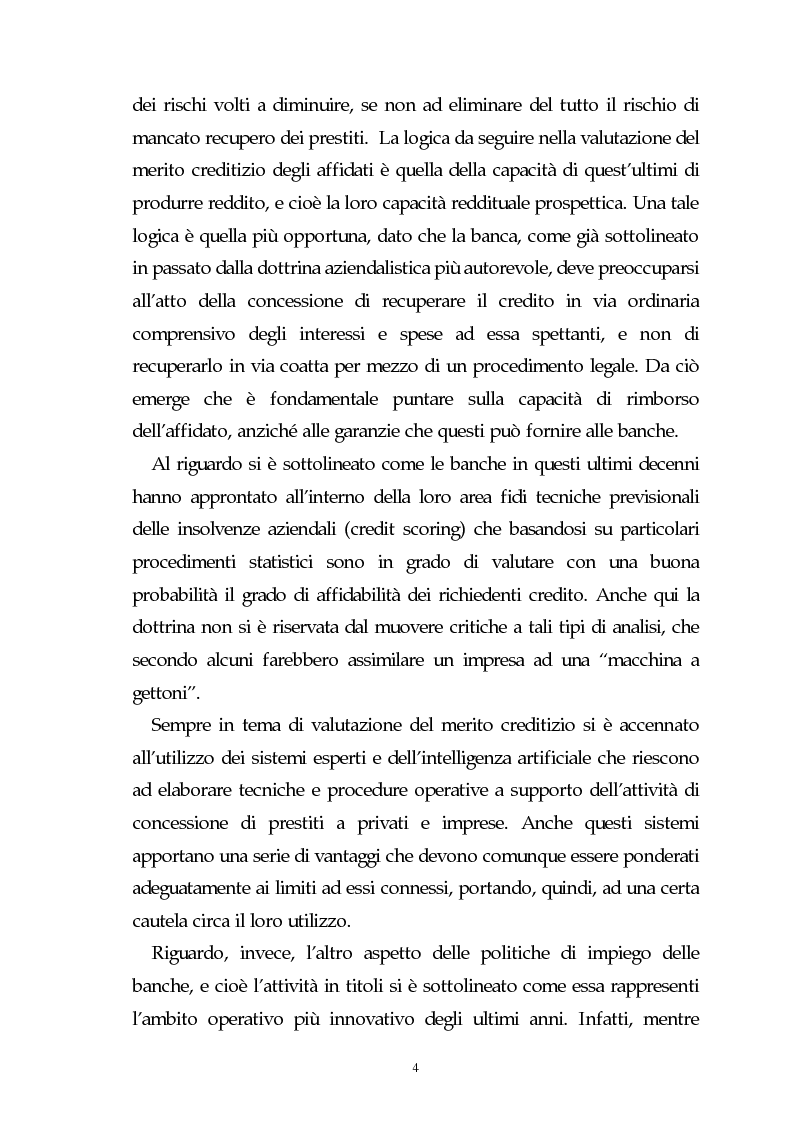 Anteprima della tesi: Evoluzione dell'attività bancaria e riflessi sulla struttura e organizzazione dei canali distributivi, Pagina 4