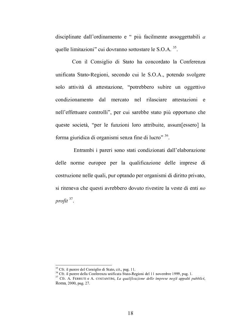 Anteprima della tesi: Le S.O.A. (Società Organismi di Attestazione), Pagina 15