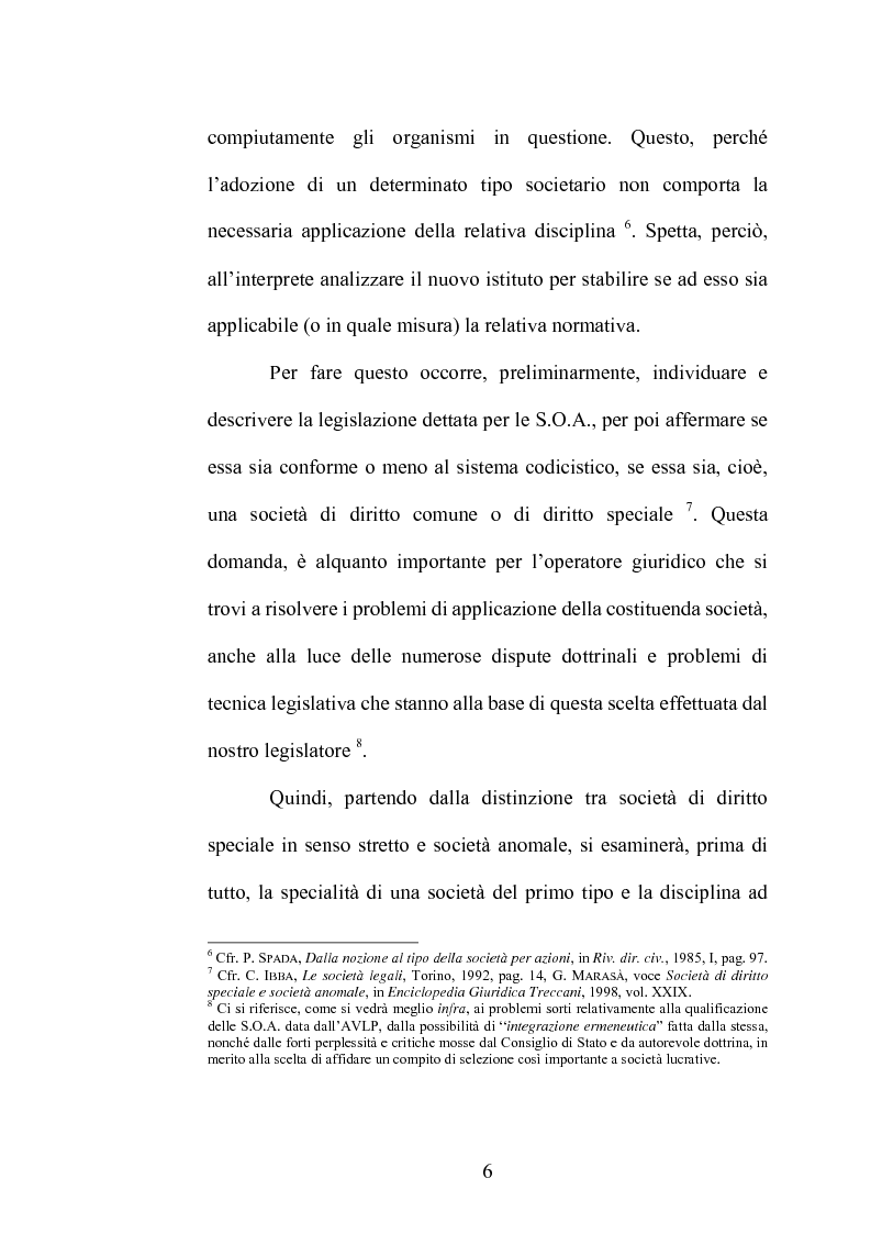 Anteprima della tesi: Le S.O.A. (Società Organismi di Attestazione), Pagina 3