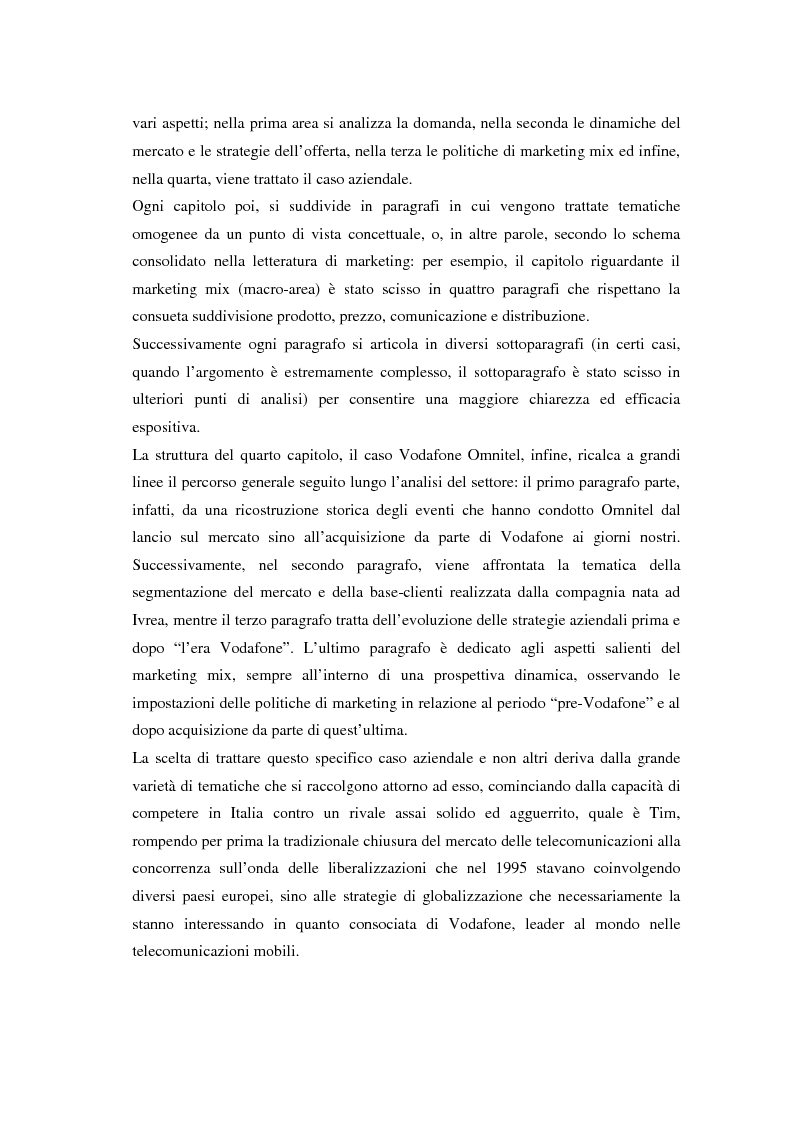 Anteprima della tesi: Strategie di sviluppo e competizione nel settore della comunicazione mobile, Pagina 2