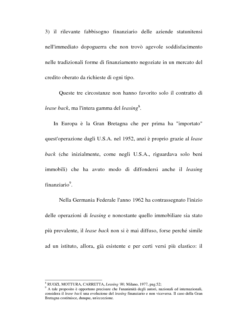Anteprima della tesi: Profili giuridici del sale and lease back, Pagina 10