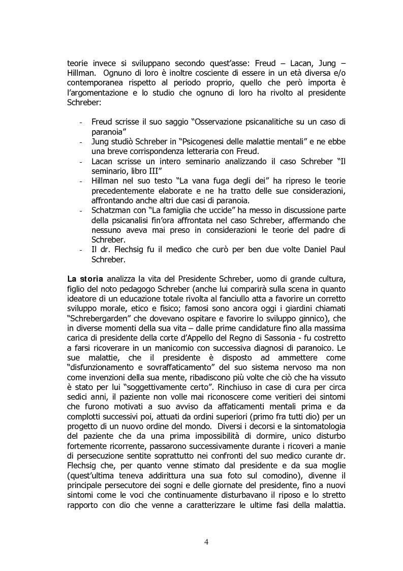 Anteprima della tesi: Analisi di un delirio. Intorno a Schreber, Pagina 3