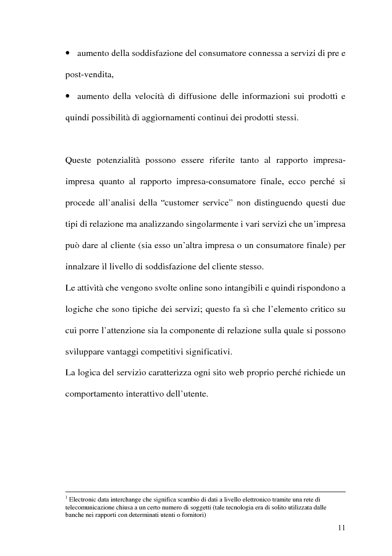 Anteprima della tesi: Rafforzare l'efficacia delle imprese Internet based attraverso l'Electronic Customer Relationship Management, Pagina 10