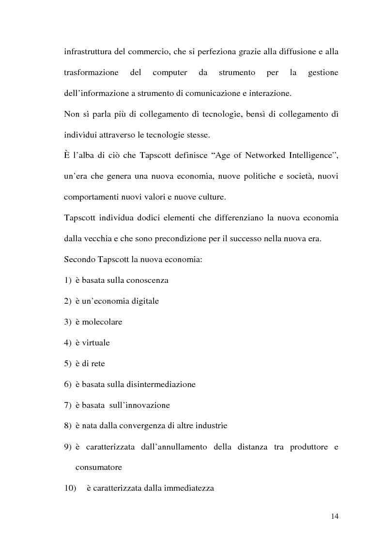 Anteprima della tesi: Rafforzare l'efficacia delle imprese Internet based attraverso l'Electronic Customer Relationship Management, Pagina 13
