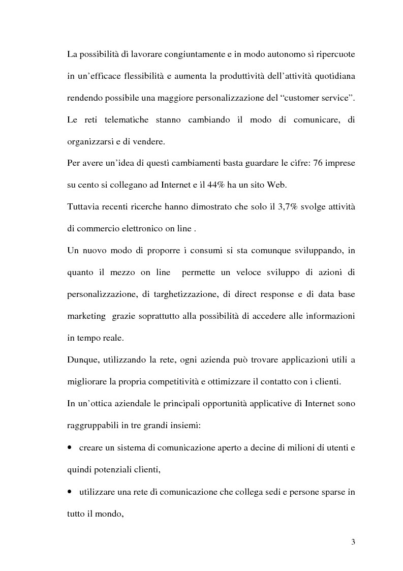 Anteprima della tesi: Rafforzare l'efficacia delle imprese Internet based attraverso l'Electronic Customer Relationship Management, Pagina 2