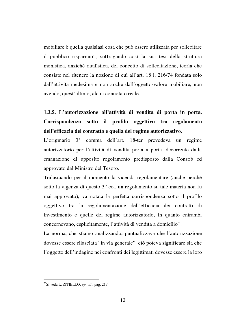 Anteprima della tesi: La vendita porta a porta, Pagina 12