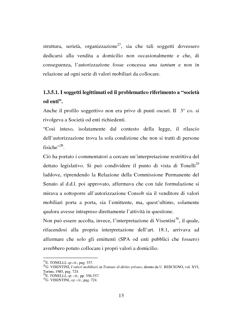 Anteprima della tesi: La vendita porta a porta, Pagina 13