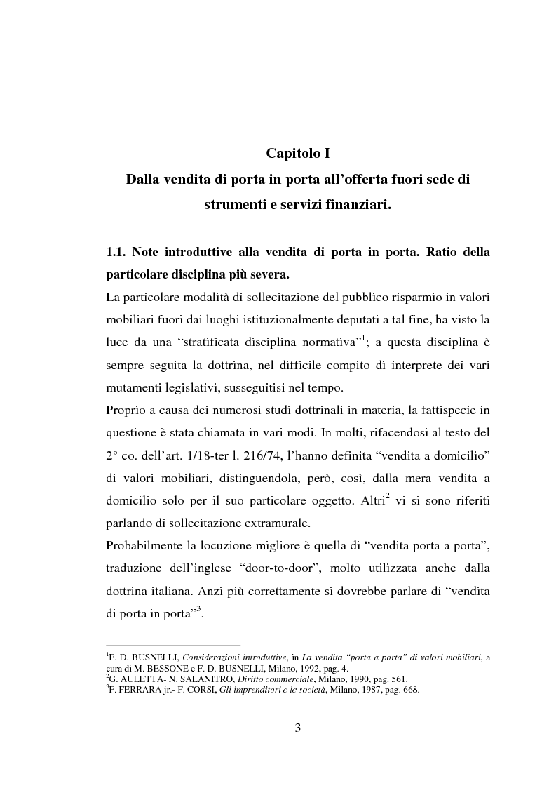 Anteprima della tesi: La vendita porta a porta, Pagina 3