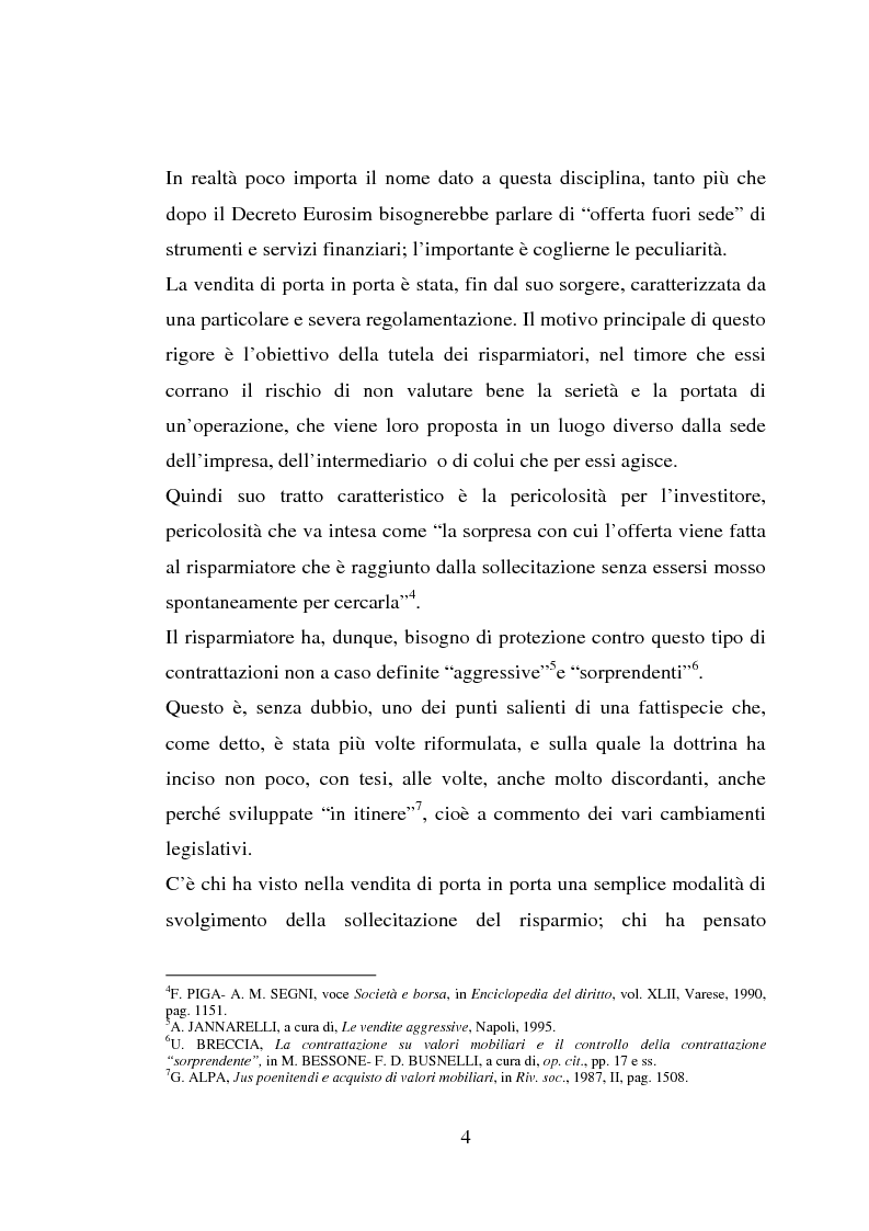 Anteprima della tesi: La vendita porta a porta, Pagina 4