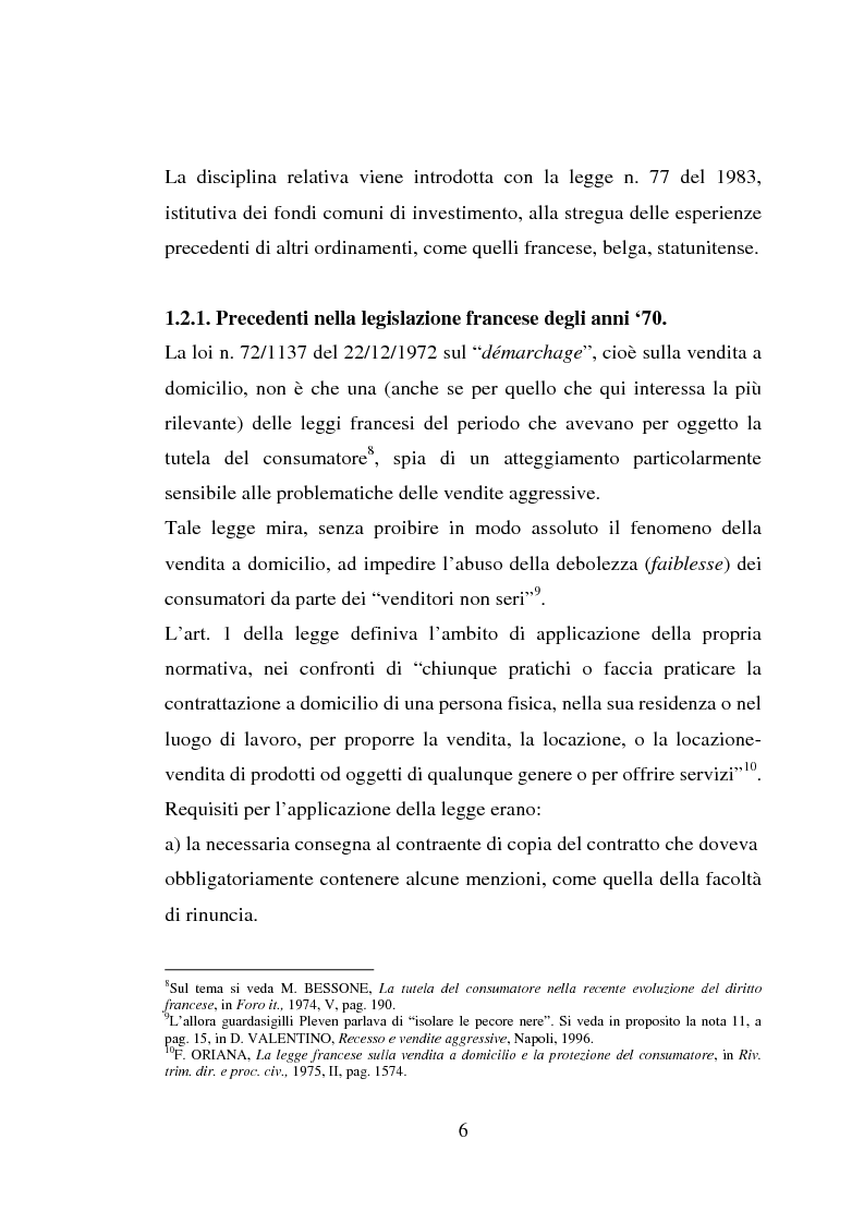 Anteprima della tesi: La vendita porta a porta, Pagina 6