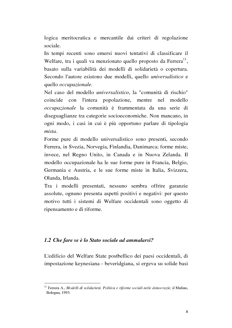 Anteprima della tesi: La cura di comunità come modello operativo di un nuovo sistema dei servizi: uno studio di caso, Pagina 12