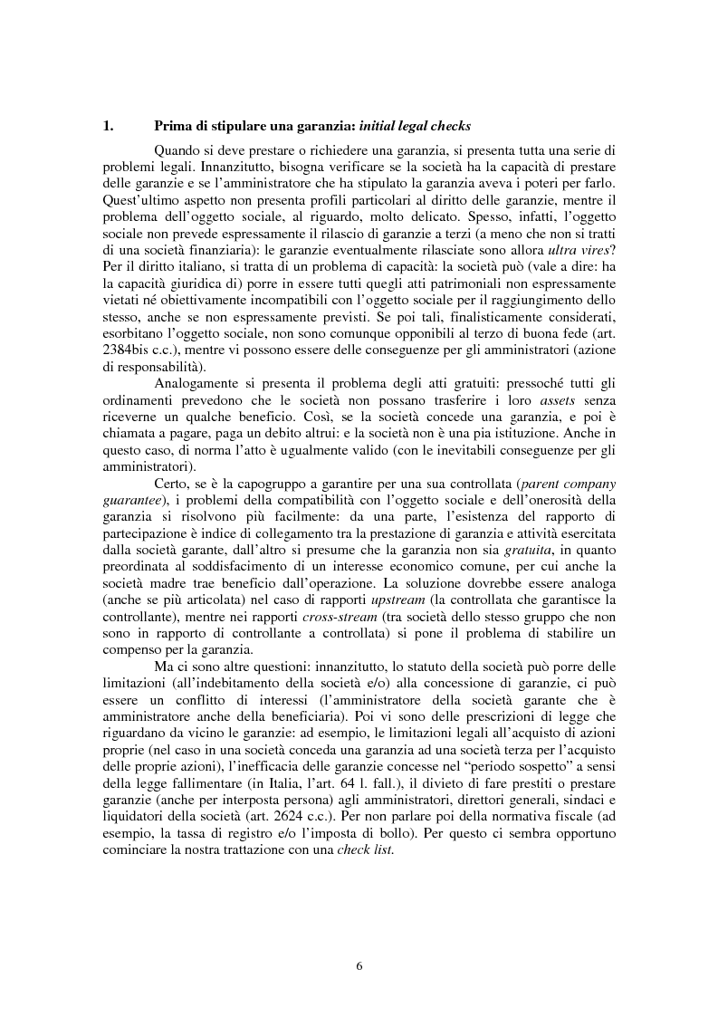 Anteprima della tesi: Le garanzie personali nel diritto civile italiano e nel diritto del commercio internazionale, Pagina 2