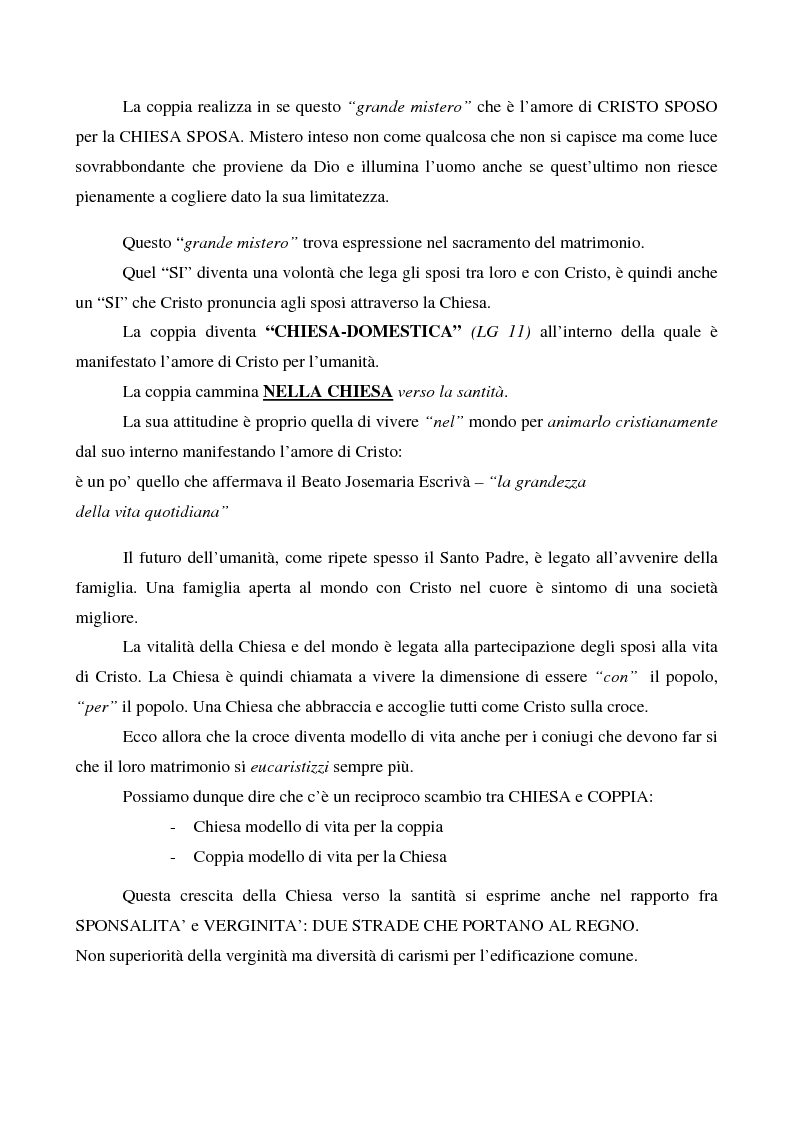 Anteprima della tesi: Essere coppia: dono della Chiesa, per la Chiesa, nella Chiesa, Pagina 3