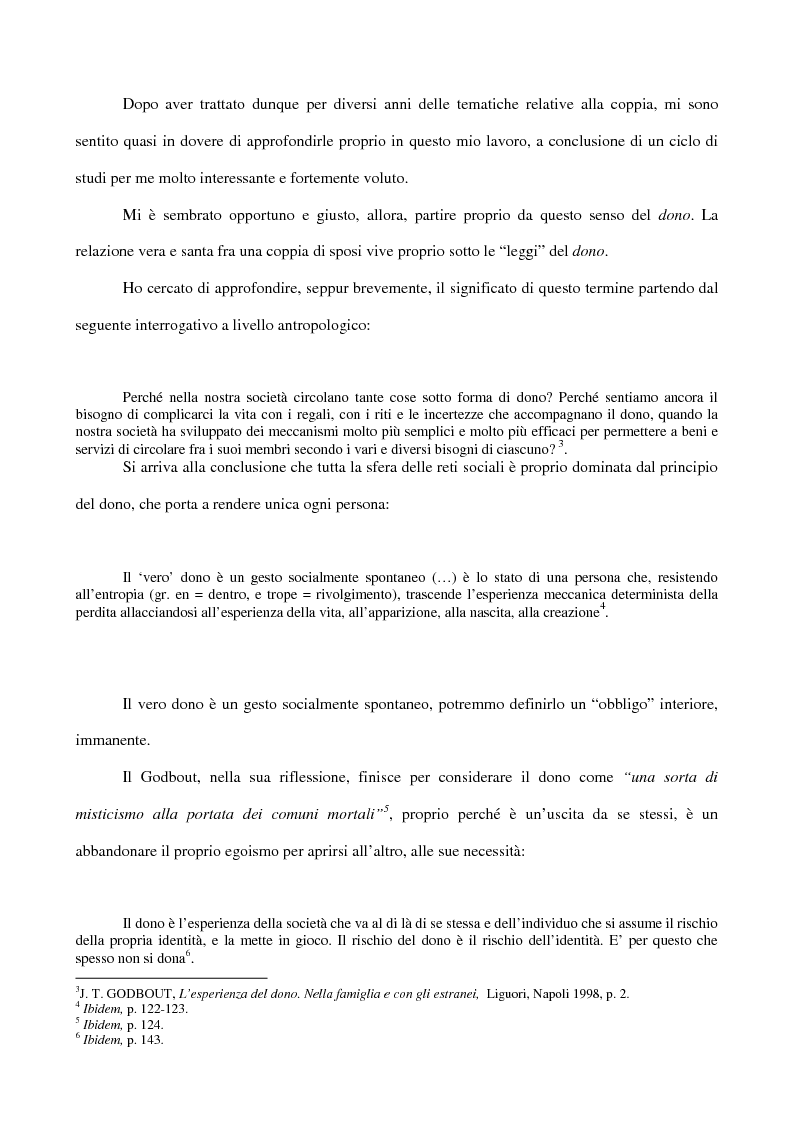 Anteprima della tesi: Essere coppia: dono della Chiesa, per la Chiesa, nella Chiesa, Pagina 7