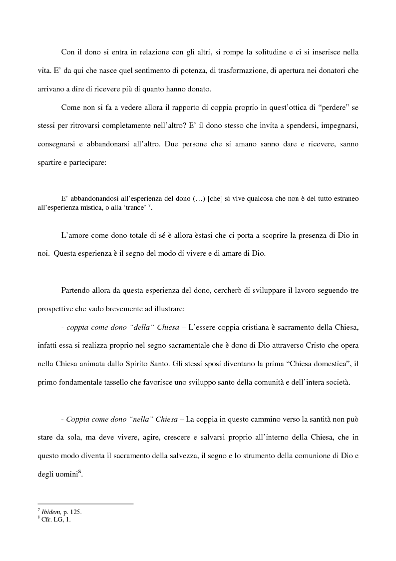 Anteprima della tesi: Essere coppia: dono della Chiesa, per la Chiesa, nella Chiesa, Pagina 8