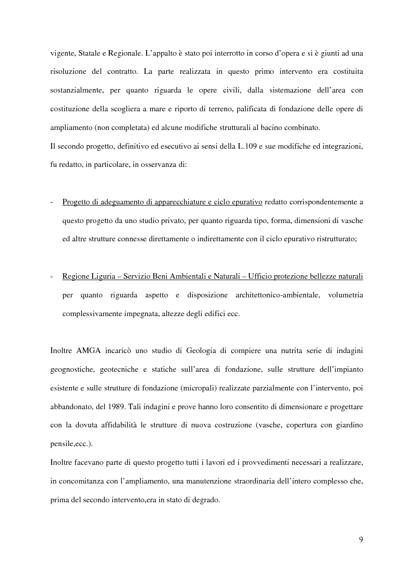 Anteprima della tesi: La deodorizzazione dell'aria in impianti di trattamento dei reflui urbani: il caso del nuovo impianto di Sturla a Genova, Pagina 5
