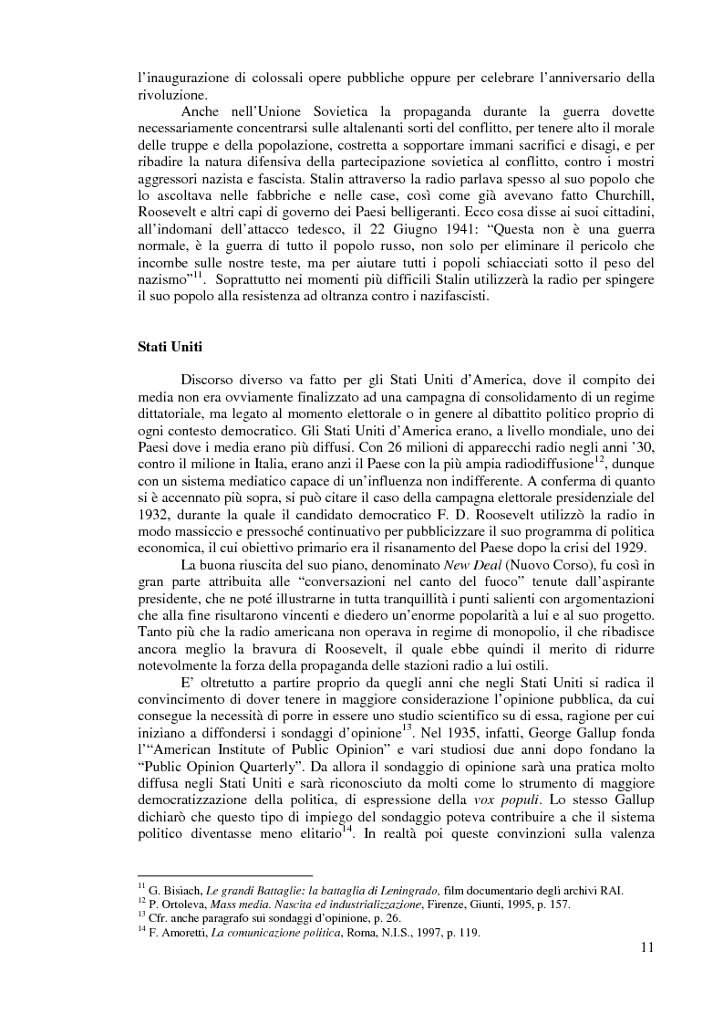 Anteprima della tesi: Comunicazione politica e processo elettorale: uno studio sulle elezioni del 1996 e del 2001, Pagina 10