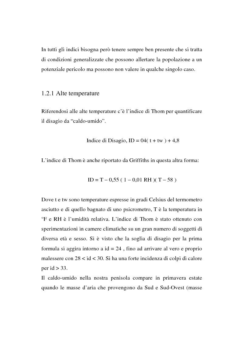 Anteprima della tesi: Fattori meteorologici: impatto su qualità della vita e salute, Pagina 8