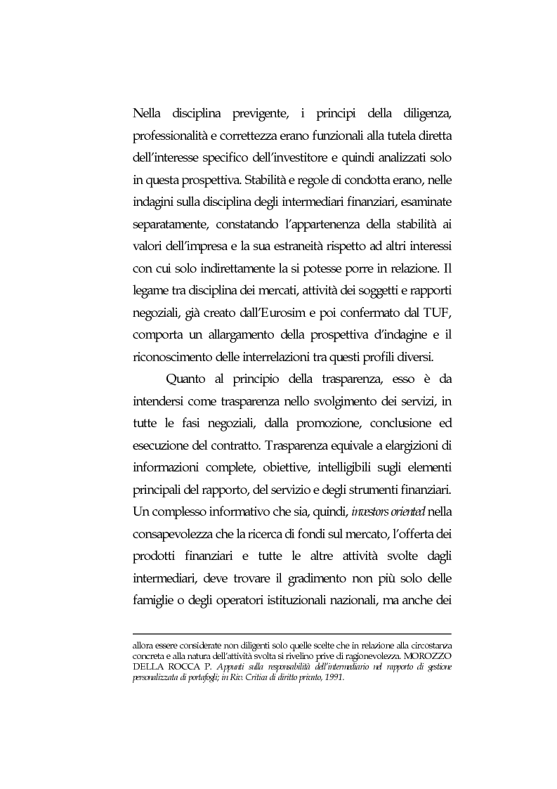 Anteprima della tesi: Obblighi di comportamento e responsabilità degli intermediari finanziari, Pagina 12