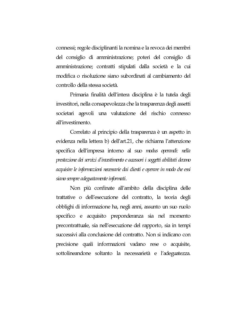 Anteprima della tesi: Obblighi di comportamento e responsabilità degli intermediari finanziari, Pagina 15