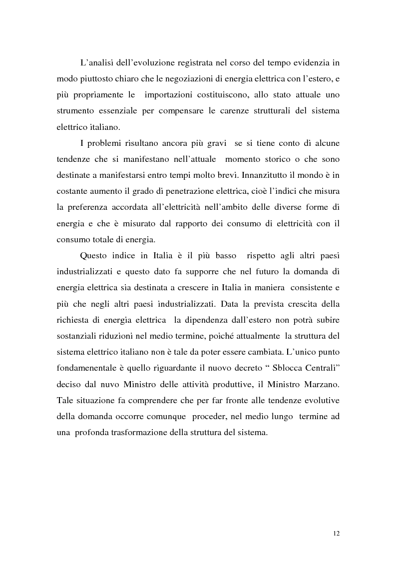 Anteprima della tesi: La liberalizzazione del settore elettrico: analisi e prospettive concorrenziali, Pagina 15