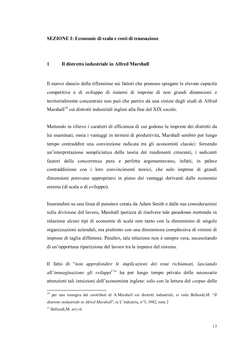 Anteprima della tesi: I distretti industriali: un confronto tra l'esperienza italiana e quella francese, Pagina 10
