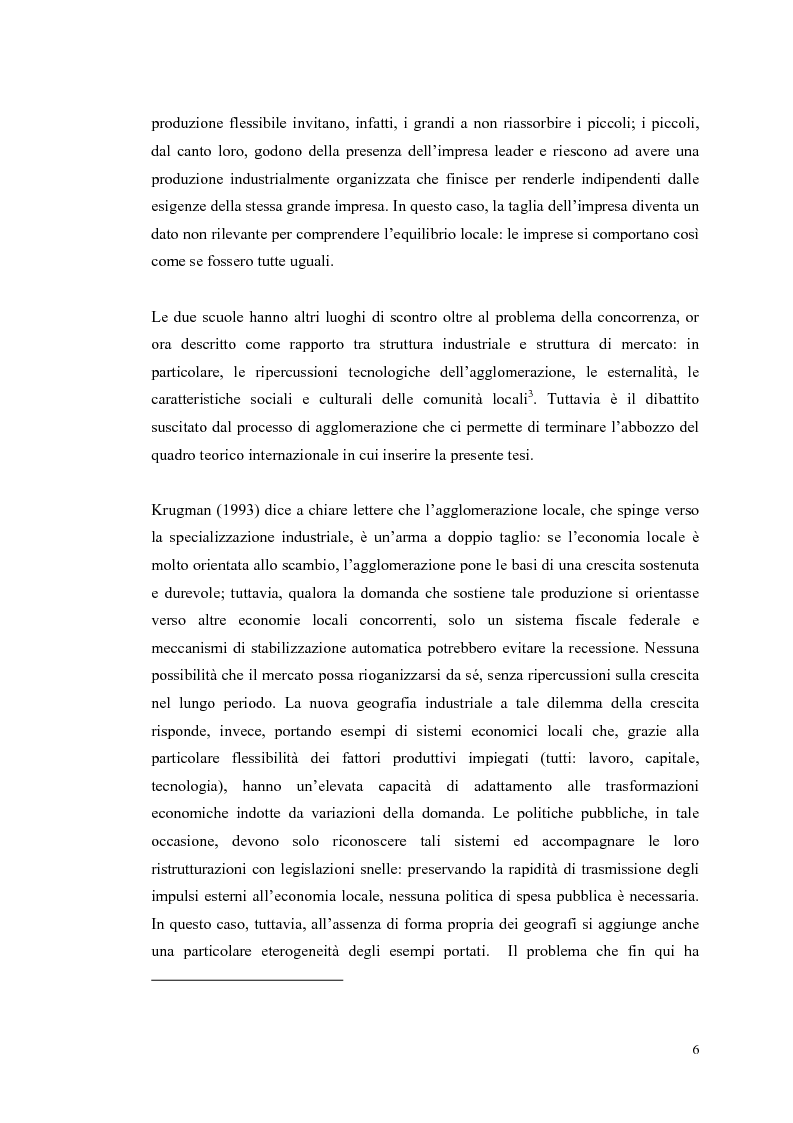 Anteprima della tesi: I distretti industriali: un confronto tra l'esperienza italiana e quella francese, Pagina 3