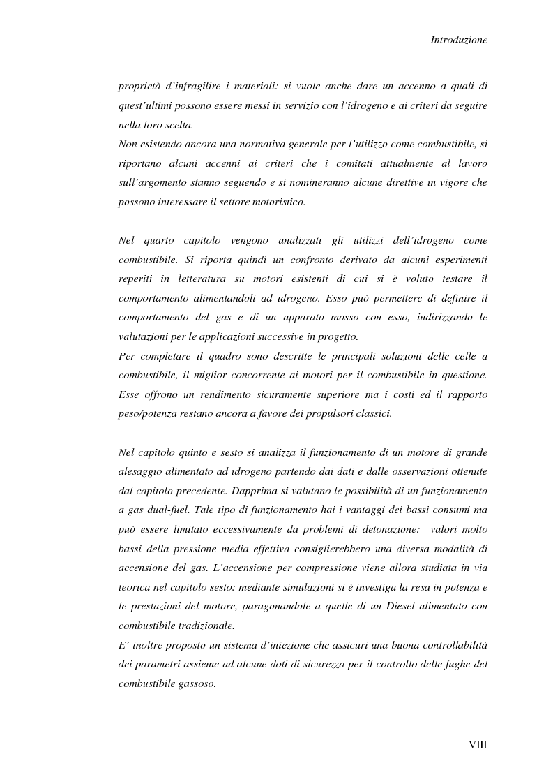 Anteprima della tesi: Idrogeno come combustibile nei motori a combustione interna, Pagina 4
